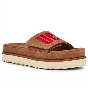 Ugg Laton Brown Suede Slide